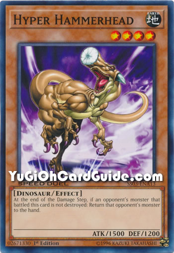 Yu-Gi-Oh Card: Hyper Hammerhead