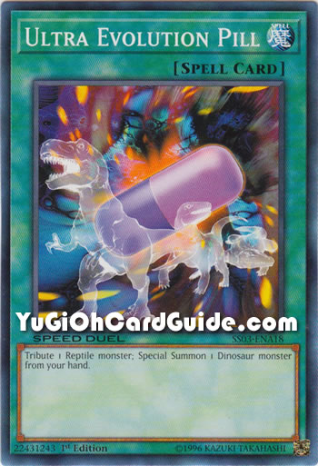 Yu-Gi-Oh Card: Ultra Evolution Pill