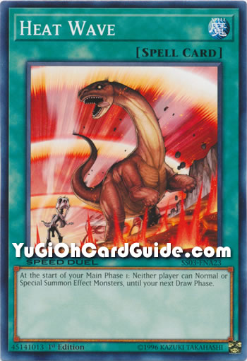 Yu-Gi-Oh Card: Heat Wave