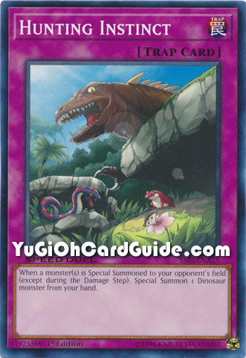 Yu-Gi-Oh Card: Hunting Instinct