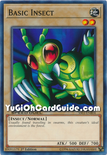 Yu-Gi-Oh Card: Basic Insect