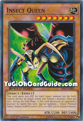 Yu-Gi-Oh Card: Insect Queen