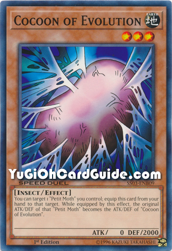 Yu-Gi-Oh Card: Cocoon of Evolution