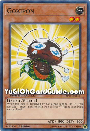 Yu-Gi-Oh Card: Gokipon