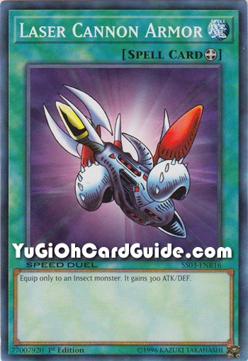 Yu-Gi-Oh Card: Laser Cannon Armor