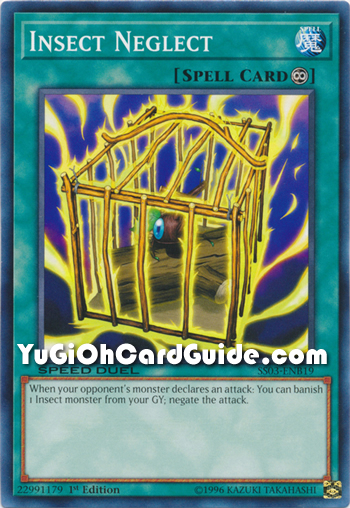 Yu-Gi-Oh Card: Insect Neglect