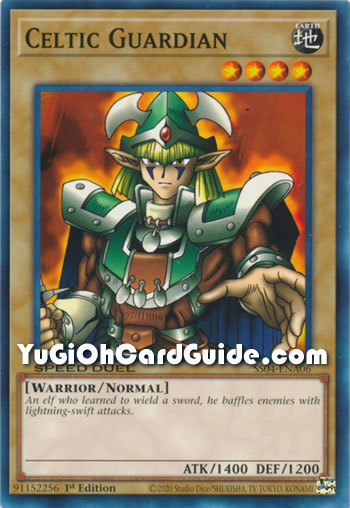 Yu-Gi-Oh Card: Celtic Guardian