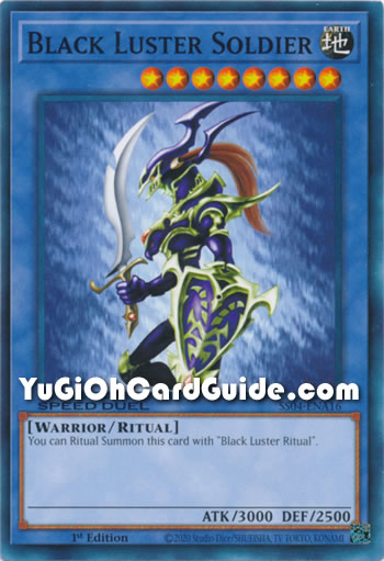 Yu-Gi-Oh Card: Black Luster Soldier