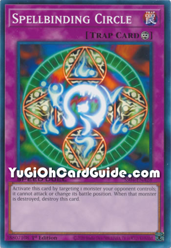 Yu-Gi-Oh Card: Spellbinding Circle