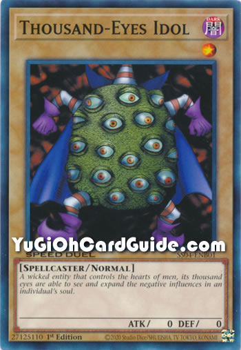 Yu-Gi-Oh Card: Thousand-Eyes Idol