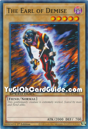 Yu-Gi-Oh Card: The Earl of Demise