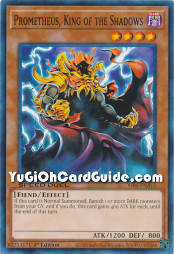 Yu-Gi-Oh Card: Prometheus, King of the Shadows