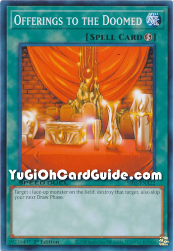 Yu-Gi-Oh Card: Offerings to the Doomed