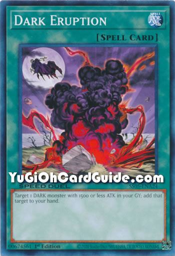 Yu-Gi-Oh Card: Dark Eruption
