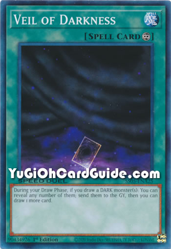 Yu-Gi-Oh Card: Veil of Darkness