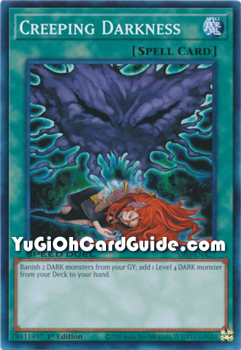 Yu-Gi-Oh Card: Creeping Darkness