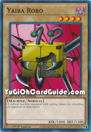 Yu-Gi-Oh Card: Yaiba Robo