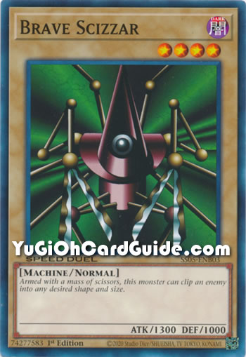 Yu-Gi-Oh Card: Brave Scizzar