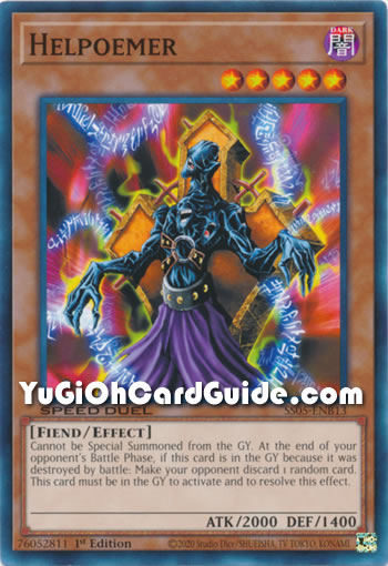 Yu-Gi-Oh Card: Helpoemer