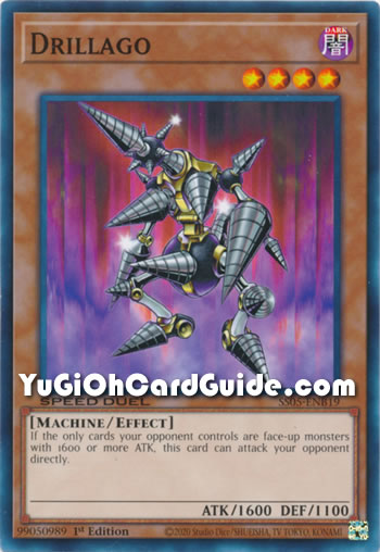 Yu-Gi-Oh Card: Drillago