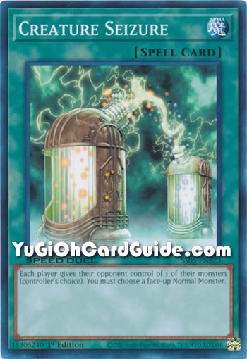 Yu-Gi-Oh Card: Creature Seizure