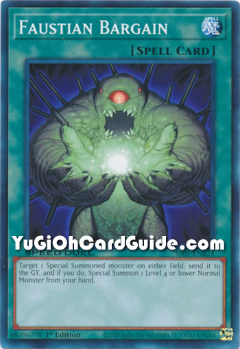 Yu-Gi-Oh Card: Faustian Bargain