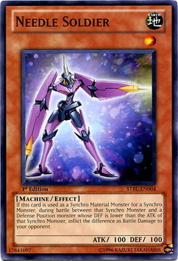 Yu-Gi-Oh Card: Needle Soldier