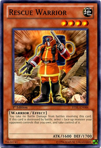 Yu-Gi-Oh Card: Rescue Warrior