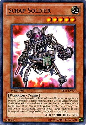Yu-Gi-Oh Card: Scrap Soldier