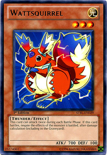 Yu-Gi-Oh Card: Wattsquirrel