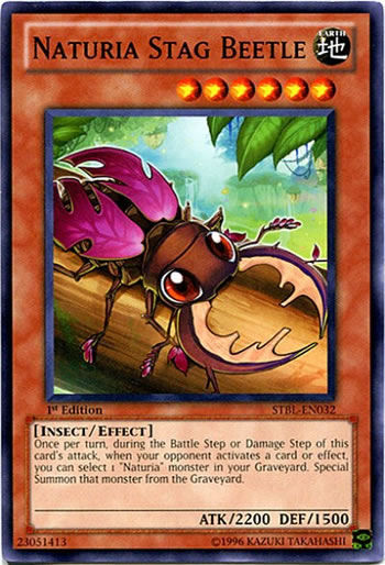 Yu-Gi-Oh Card: Naturia Stag Beetle