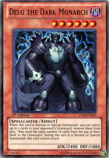 Yu-Gi-Oh Card: Delg the Dark Monarch