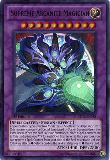 Yu-Gi-Oh Card: Supreme Arcanite Magician