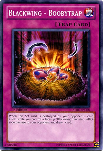 Yu-Gi-Oh Card: Blackwing - Boobytrap