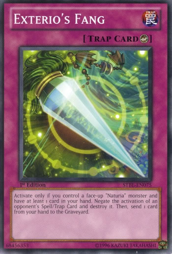 Yu-Gi-Oh Card: Exterio's Fang