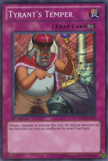 Yu-Gi-Oh Card: Tyrant's Temper