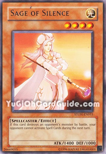 Yu-Gi-Oh Card: Sage of Silence