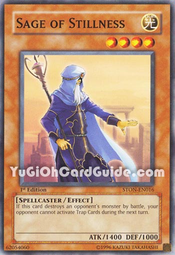 Yu-Gi-Oh Card: Sage of Stillness