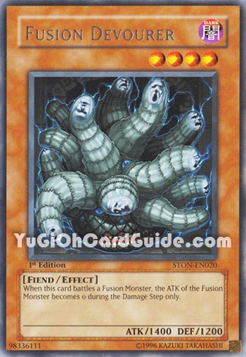 Yu-Gi-Oh Card: Fusion Devourer