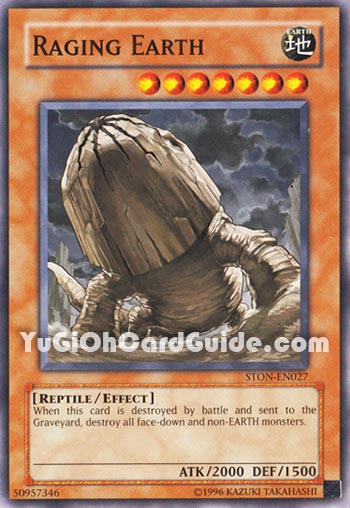Yu-Gi-Oh Card: Raging Earth