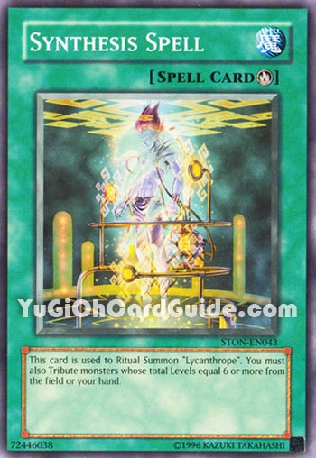 Yu-Gi-Oh Card: Synthesis Spell