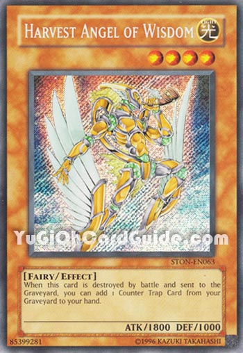 Yu-Gi-Oh! Harvest Angel Of Wisdom Card - Super Rare - From Crossroads Of Chaos (CSOC-ENSE1) - View #6