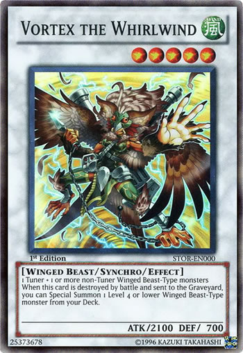 Yu-Gi-Oh Card: Vortex the Whirlwind