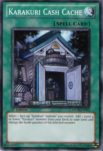 Yu-Gi-Oh Card: Karakuri Cash Cache