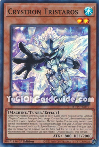 Yu-Gi-Oh Card: Crystron Tristaros