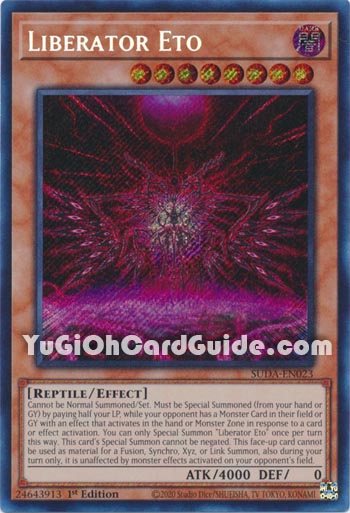 Yu-Gi-Oh Card: Liberator Eto