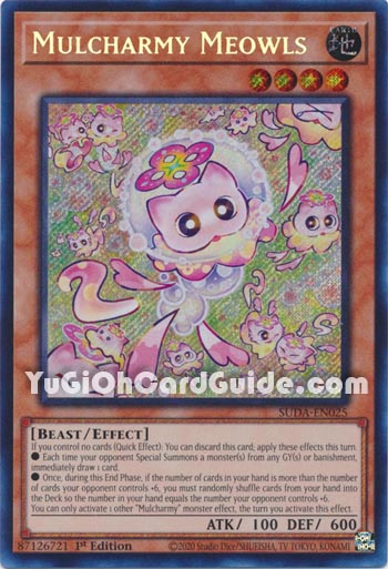 Yu-Gi-Oh Card: Mulcharmy Meowls