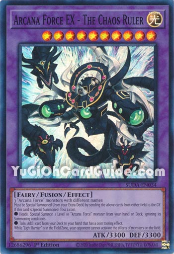 Yu-Gi-Oh Card: Arcana Force EX - The Chaos Ruler