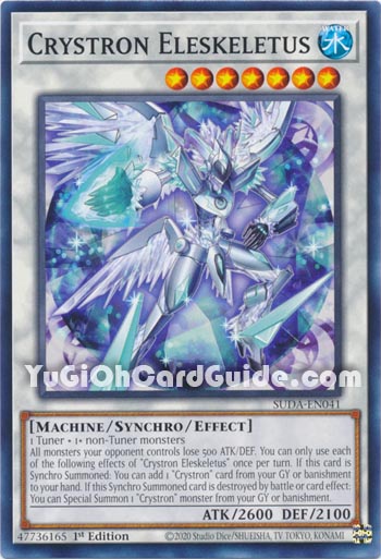 Yu-Gi-Oh Card: Crystron Eleskeletus