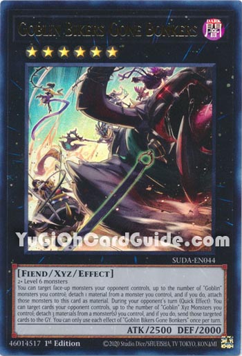 Yu-Gi-Oh Card: Goblin Bikers Gone Bonkers